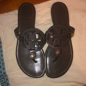 Tory Burch Miller Sandals (Brown)